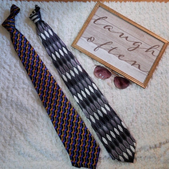 Robert Talbott Other - 🦄🦄Eclectic geometric set of quality men's ties